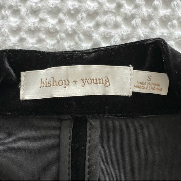 Bishop + Young Icon Blazer Black Velvet Ruched Sleeves Whimsigoth Dark Fem Small - Picture 7 of 9